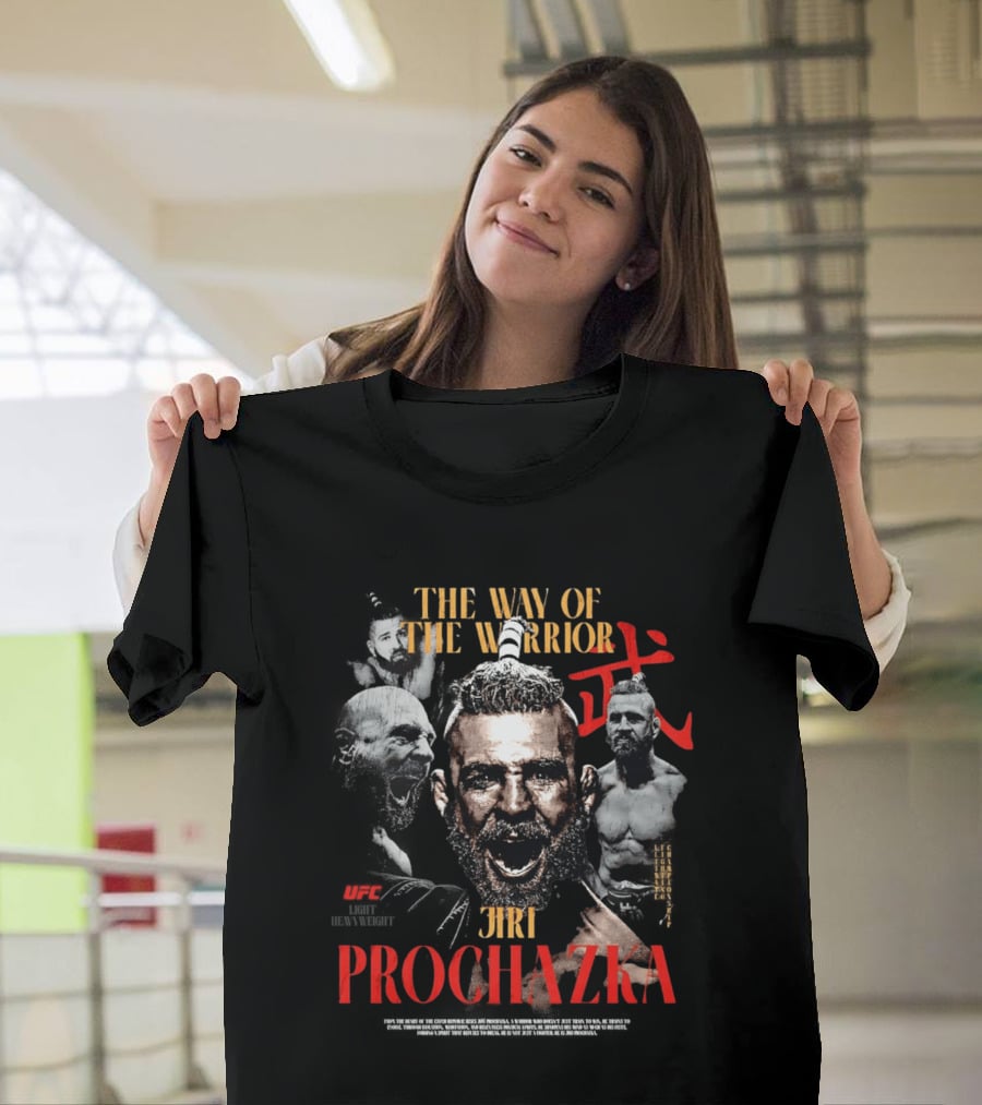 UFC Jiri Prochazka The Way Of The Warrior Ultimate Fighting Championship T-Shirt
