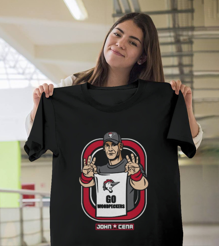 John Cena Go Woodpeckers WWE Special Edition T-Shirt