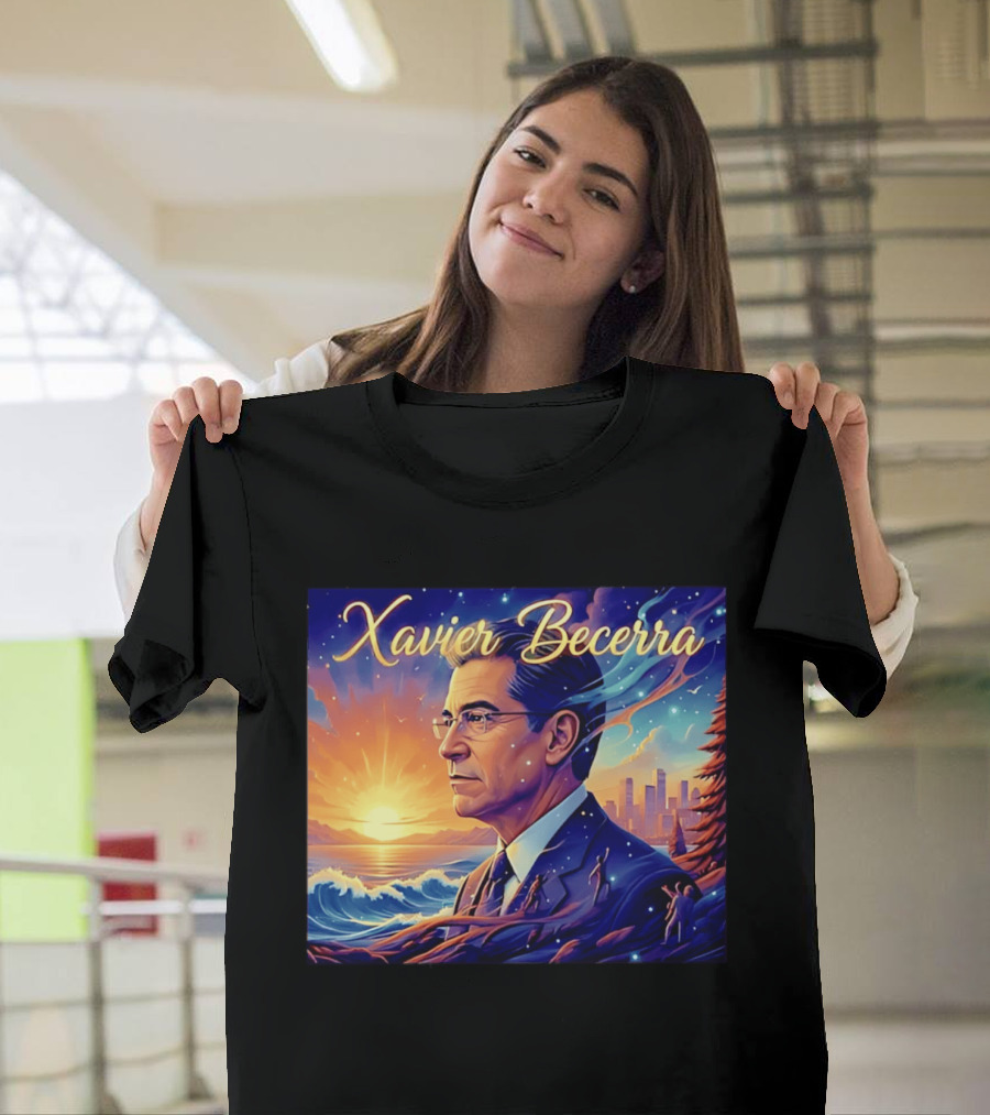 Xavier Becerra California Sunset Ocean Landscape T-Shirt