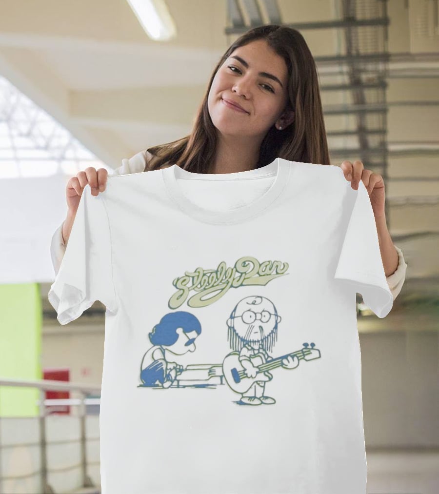 Steely Dan Cartoon Band Characters Playing Music T-Shirt