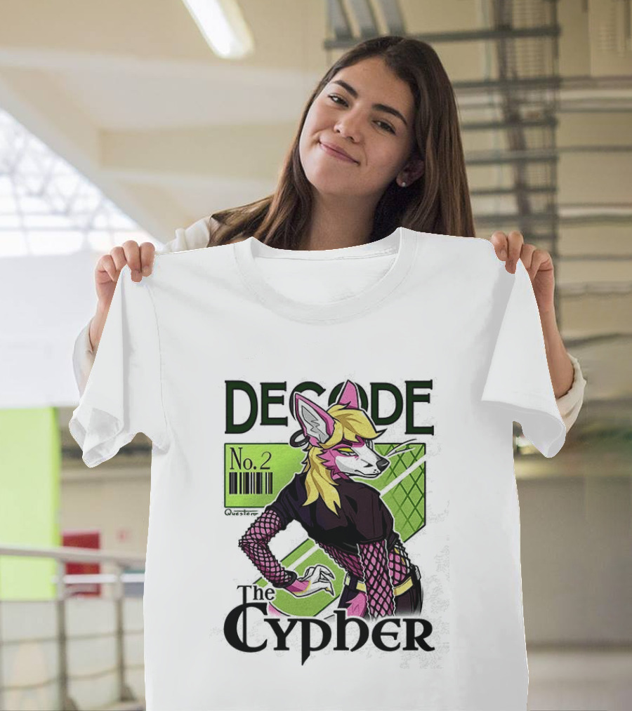 Decode The Cypher No.2 Retro Futuristic Vibe T-Shirt