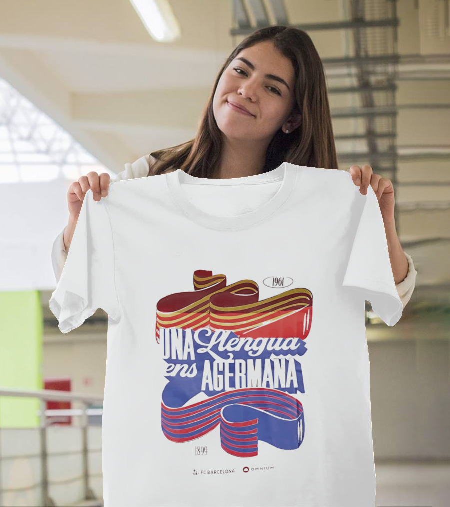 FC Barcelona Una Llengua Ens Agermana 1968 1899 T-Shirt