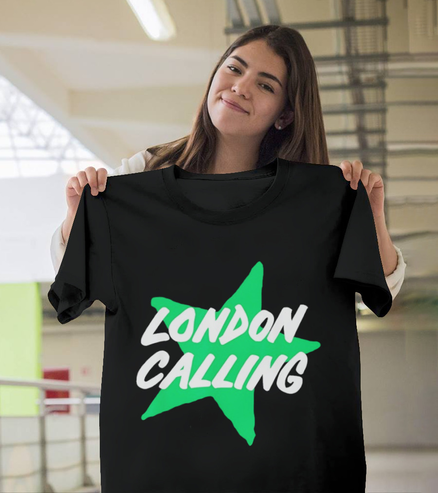 Dallas Stars London Calling The Clash Hockey Star T-Shirt
