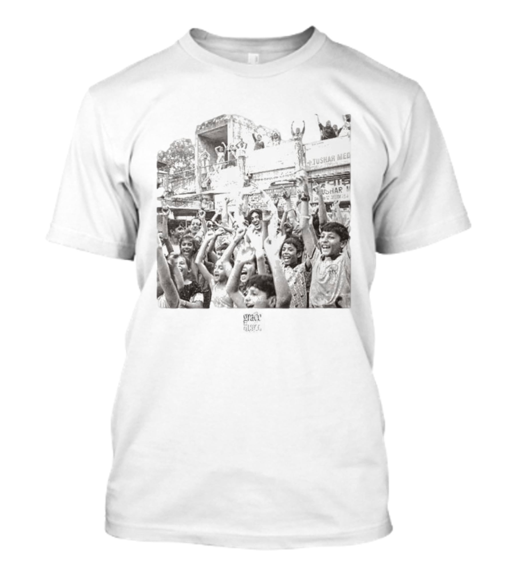 Fujii Kaze Prema World Tour 2026 Merchandise Grace Vintage Crowd Celebration T-Shirt