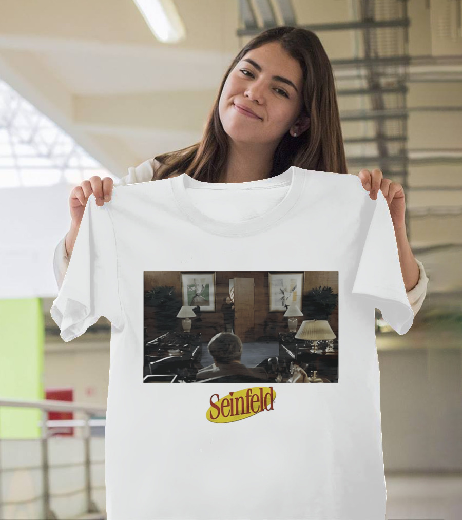 Seinfeld New York Yankees George Costanza And Steinbrenner Scene T-Shirt