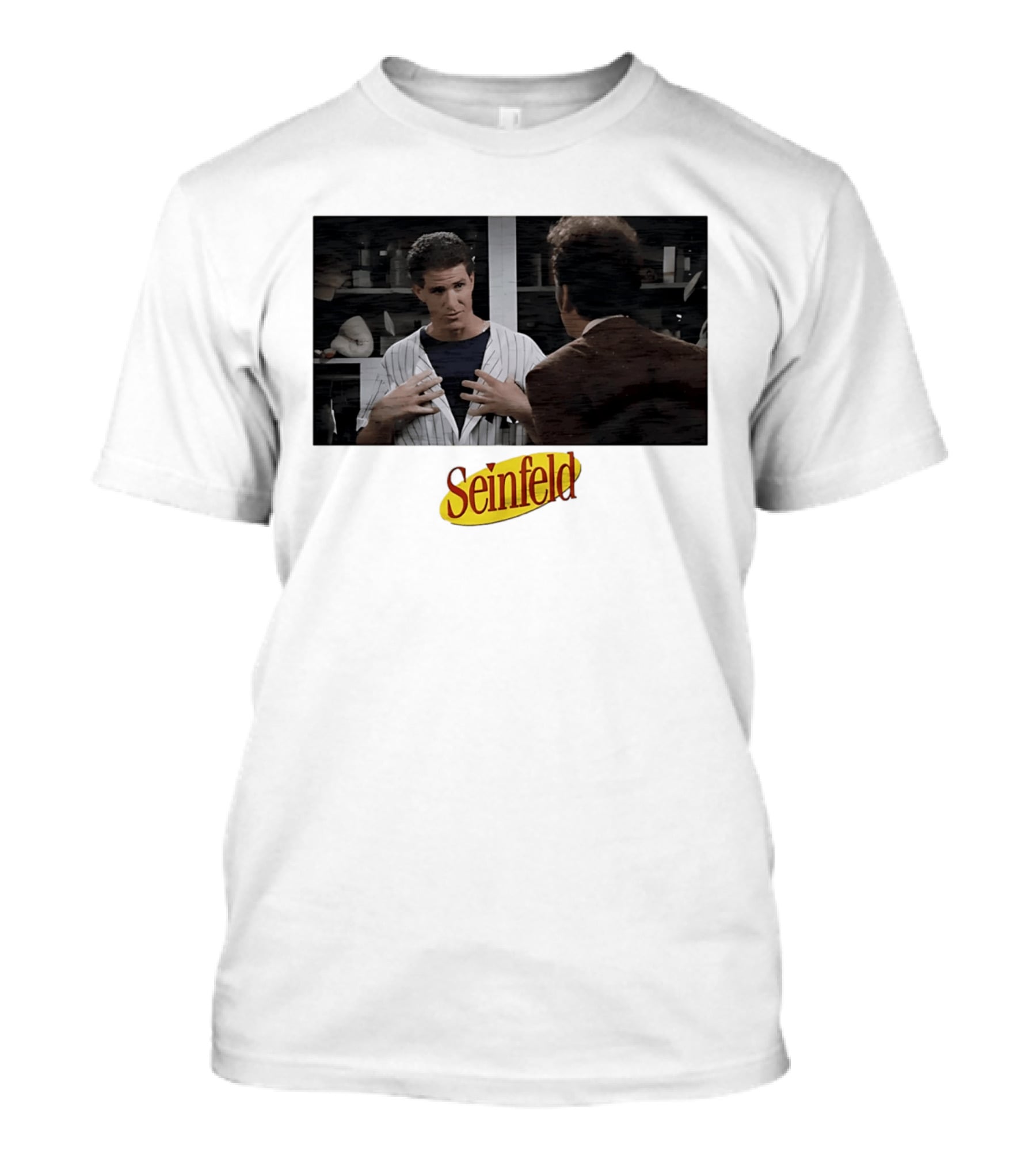 Seinfeld Kramer O'Neill Yankees Crossover Scene T-Shirt