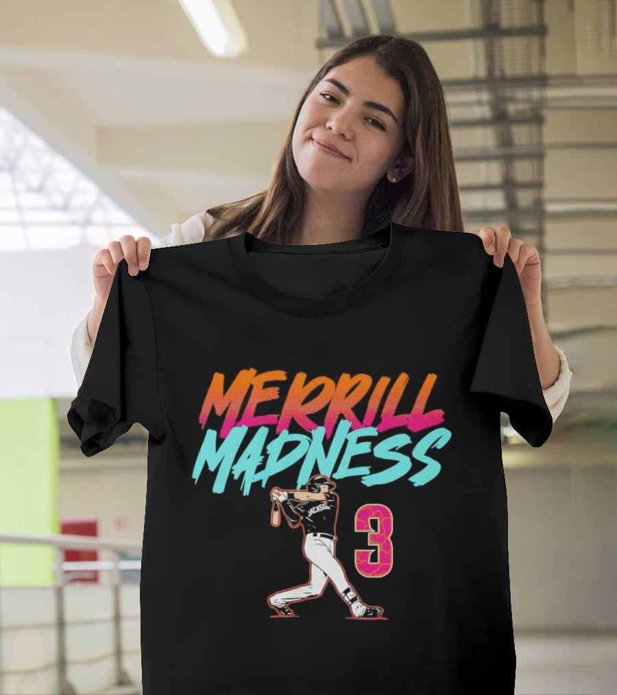 Merrill Madness Jackson Merrill San Diego 3 City Edition T-Shirt