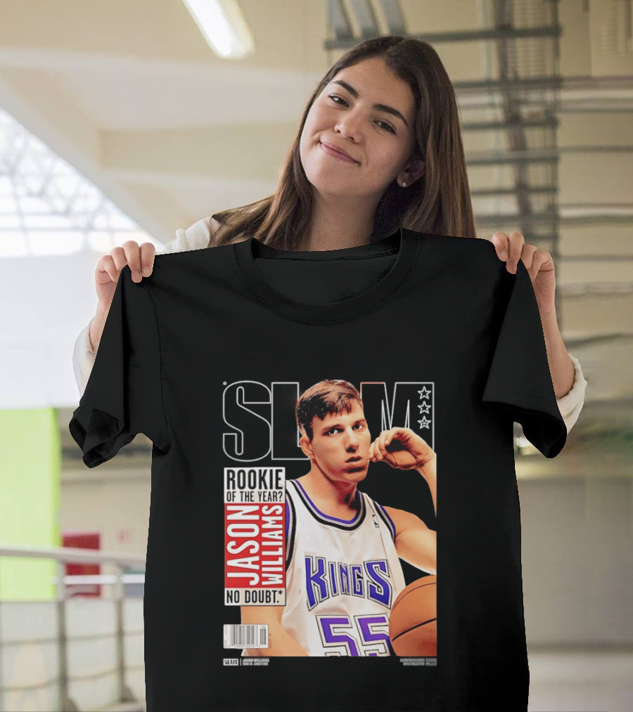 Jason Williams Rookie Of The Year No Doubt Sacramento Kings Slam Cover NBA T-Shirt