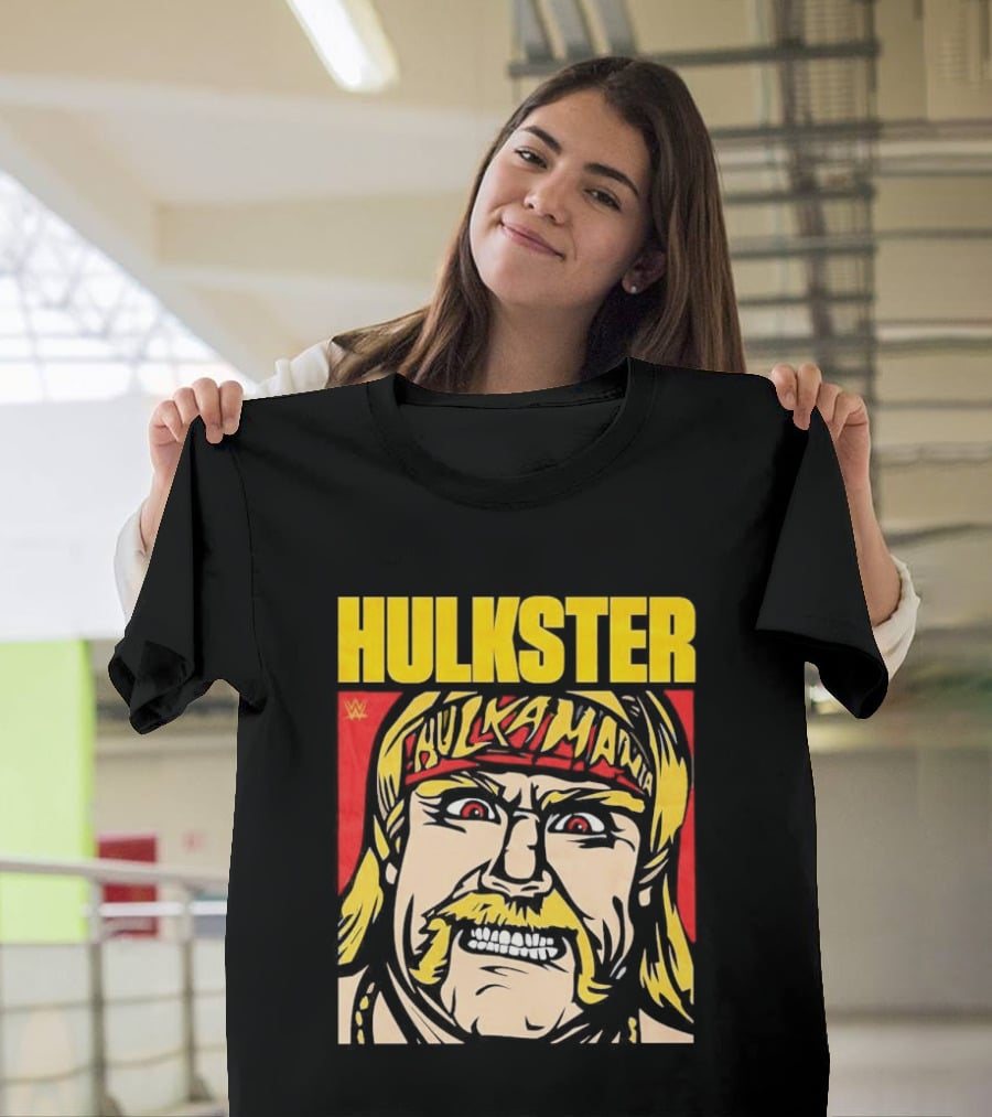 WWE Hulkster Hulkamania Cartoon T-Shirt
