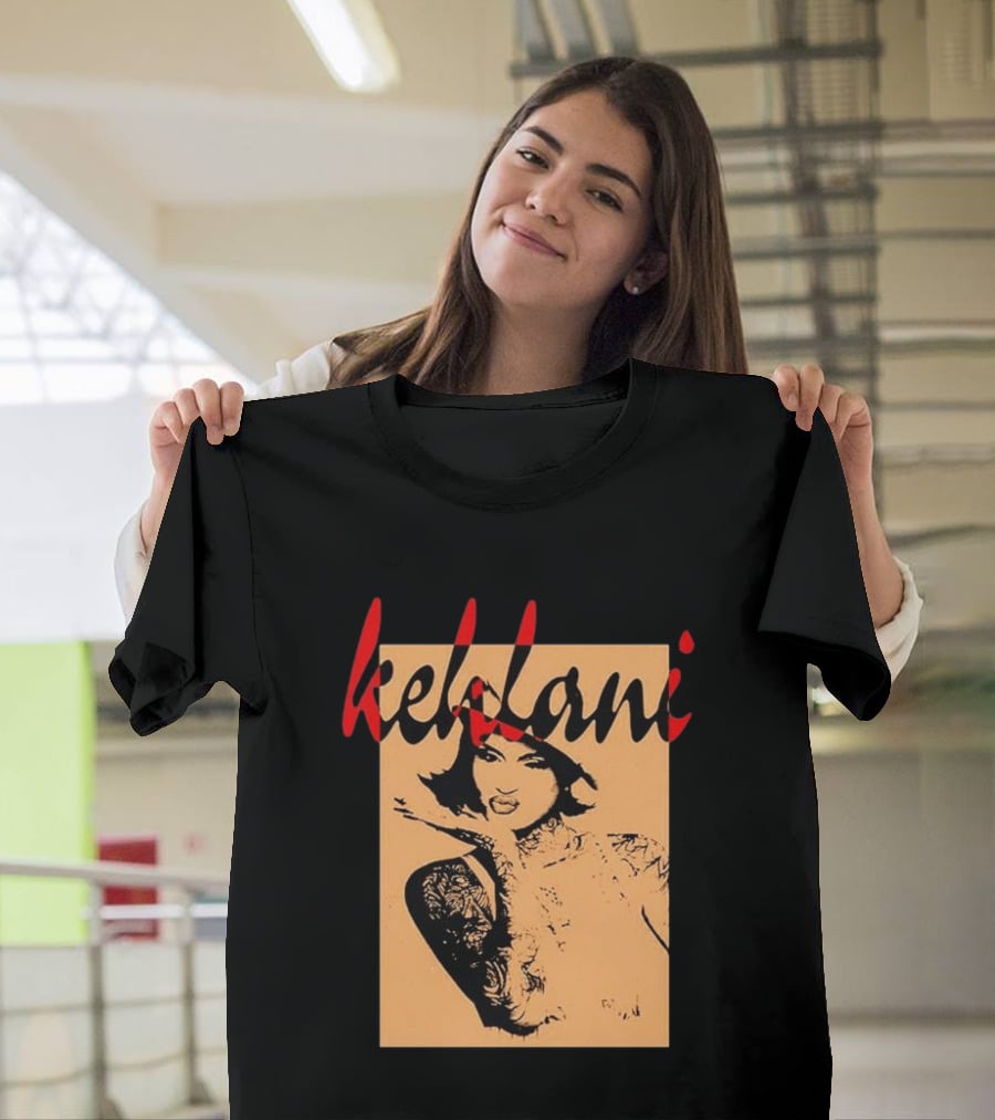 Kehlani 2026 Album Tattoo Art Style Monochrome T-Shirt