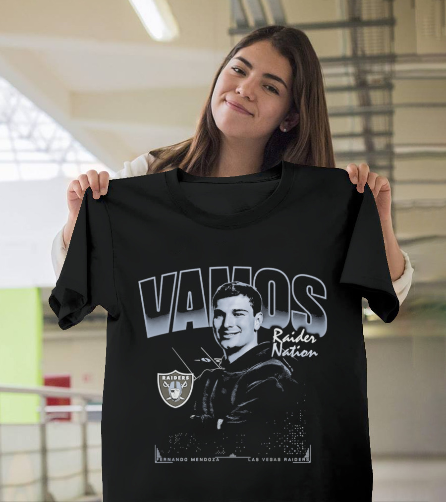 Vamos Raider Nation Fernando Mendoza Las Vegas Raiders 2026 Draft T-Shirt
