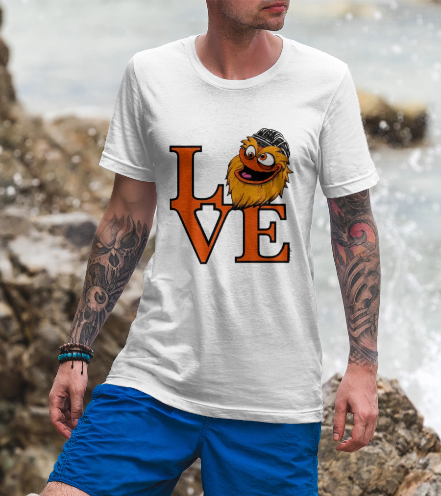 Philadelphia Flyers Gritty Love NHL Hockey 2026 T-Shirt