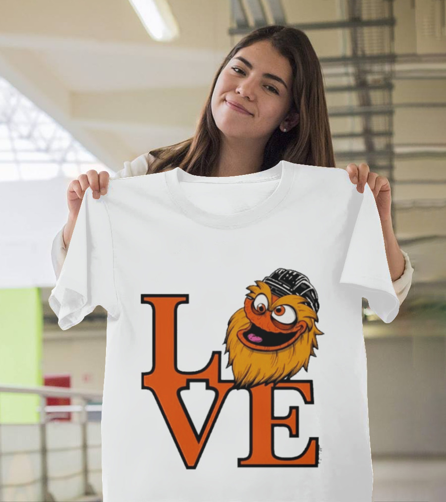 Philadelphia Flyers Gritty Love NHL Hockey 2026 T-Shirt