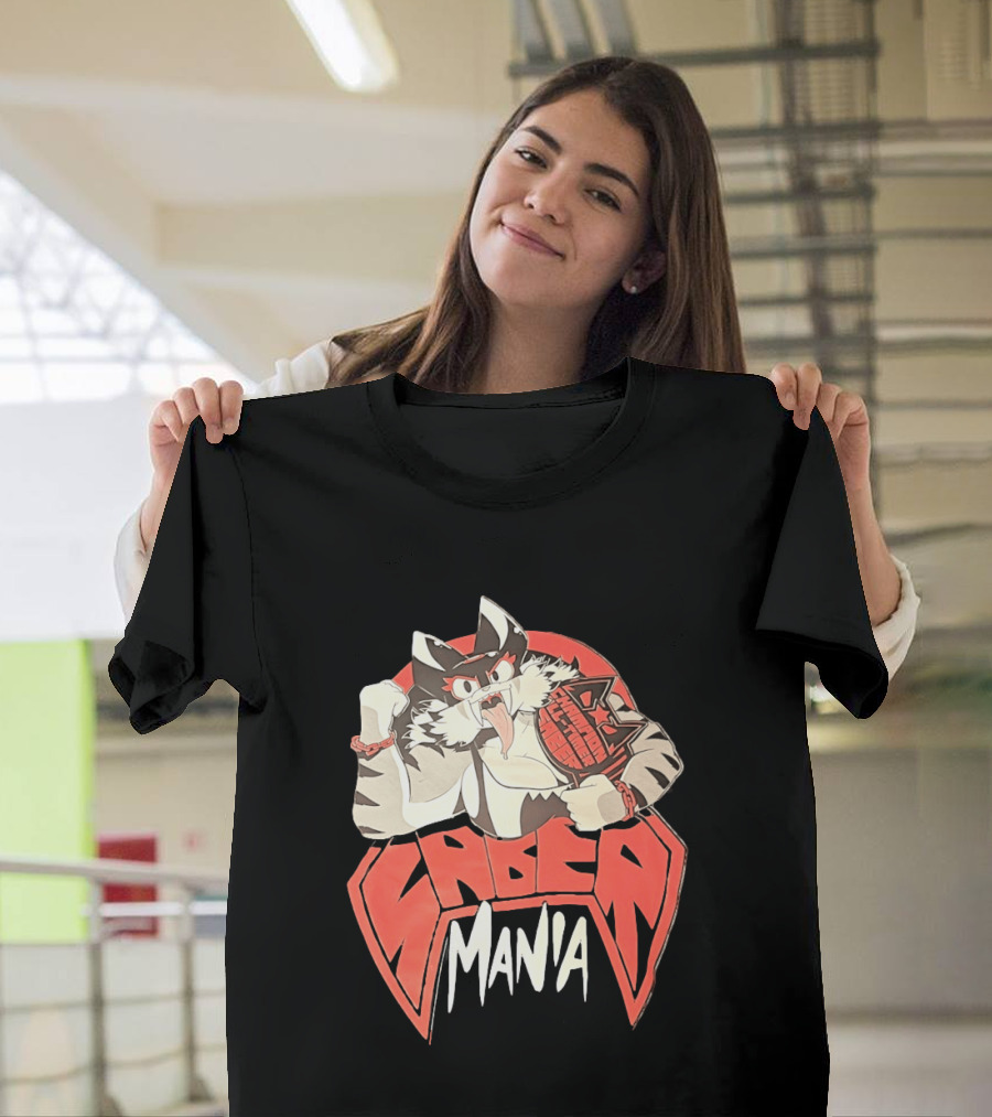 Ring Cats Saber Mania Wrestling Champion Feline T-Shirt