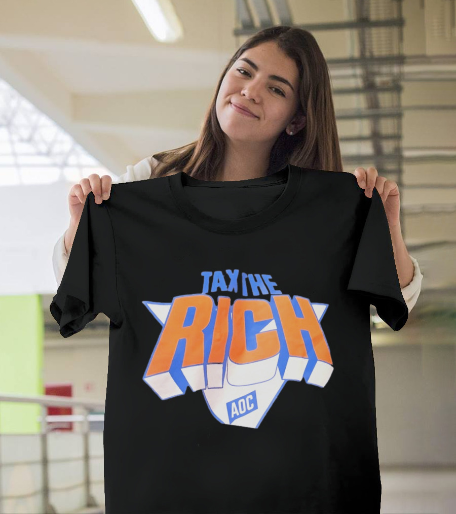 Tax The Rich AOC New York Knicks T-Shirt
