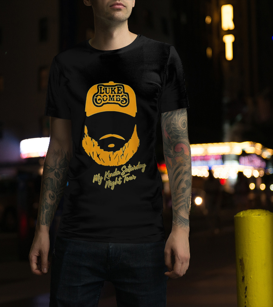 Green Bay Packers Luke Combs My Kinda Saturday Night Tour T-Shirt