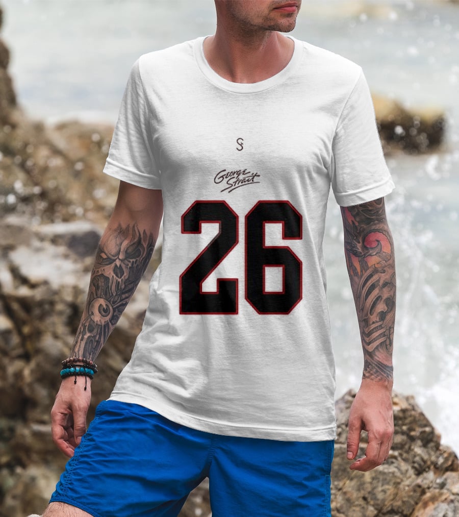 George Strait Texas Tech 26 T-Shirt