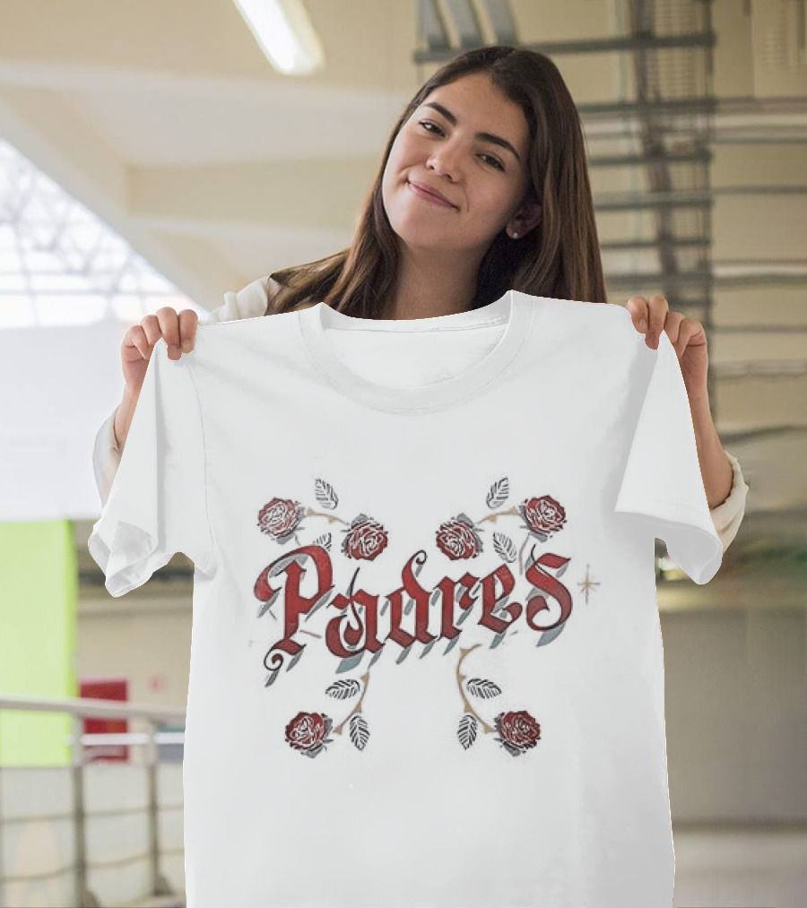 San Diego Padres Mexico City Series Roses MLB World Tour T-Shirt