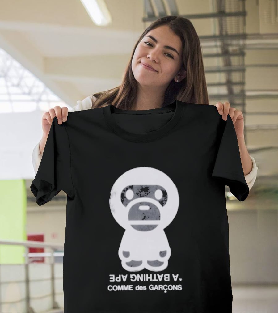 Comme Des Garçons A Bathing Ape Baby Milo Collectible Black Set T-Shirt