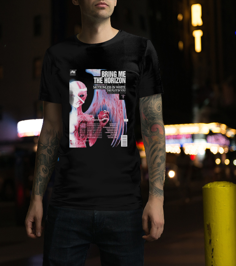 Bring Me The Horizon The Third Ascension Program Fall Tour 2026 Canada Dates T-Shirt