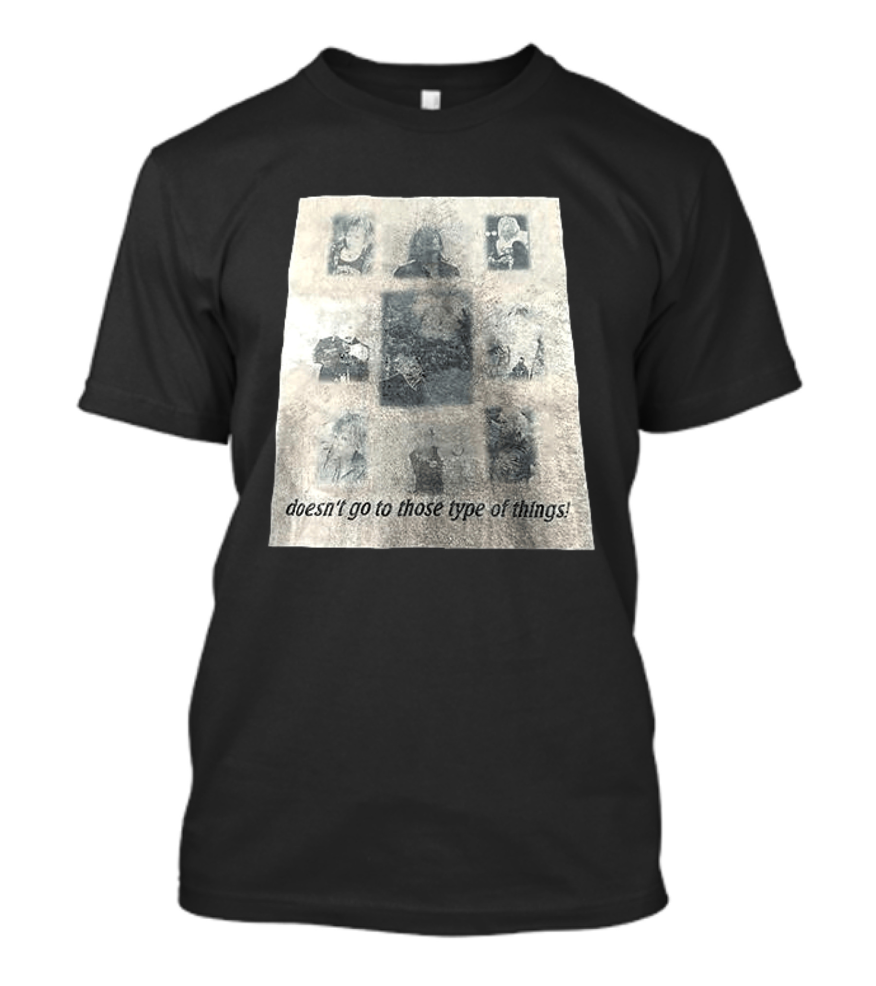 Dir En Grey Kyo Collage Doesn't Go To Those Type Of Things T-Shirt