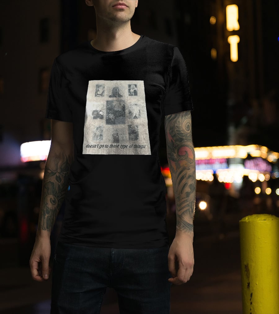 Dir En Grey Kyo Collage Doesn't Go To Those Type Of Things T-Shirt