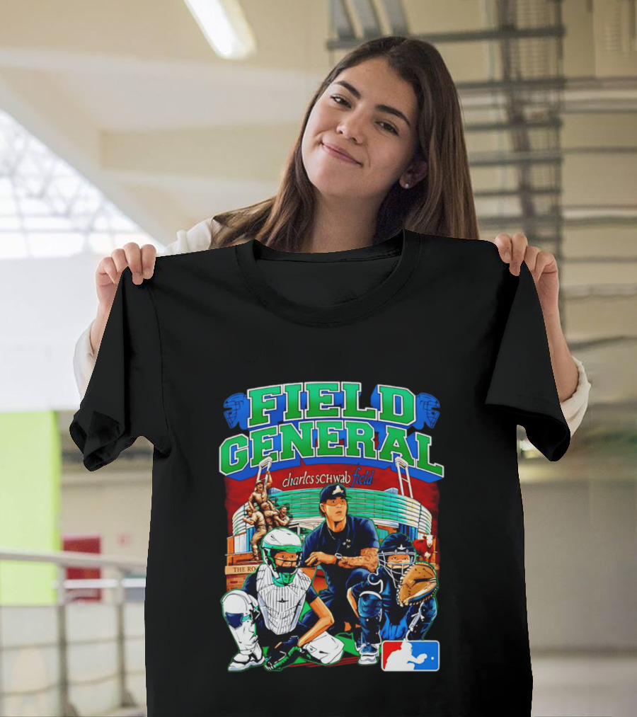 Field General Charles Schwab Field Baseball Player 0002 T-Shirt