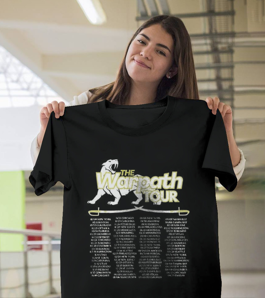 Warpath Tour Dates Schedule And Locations T-Shirt