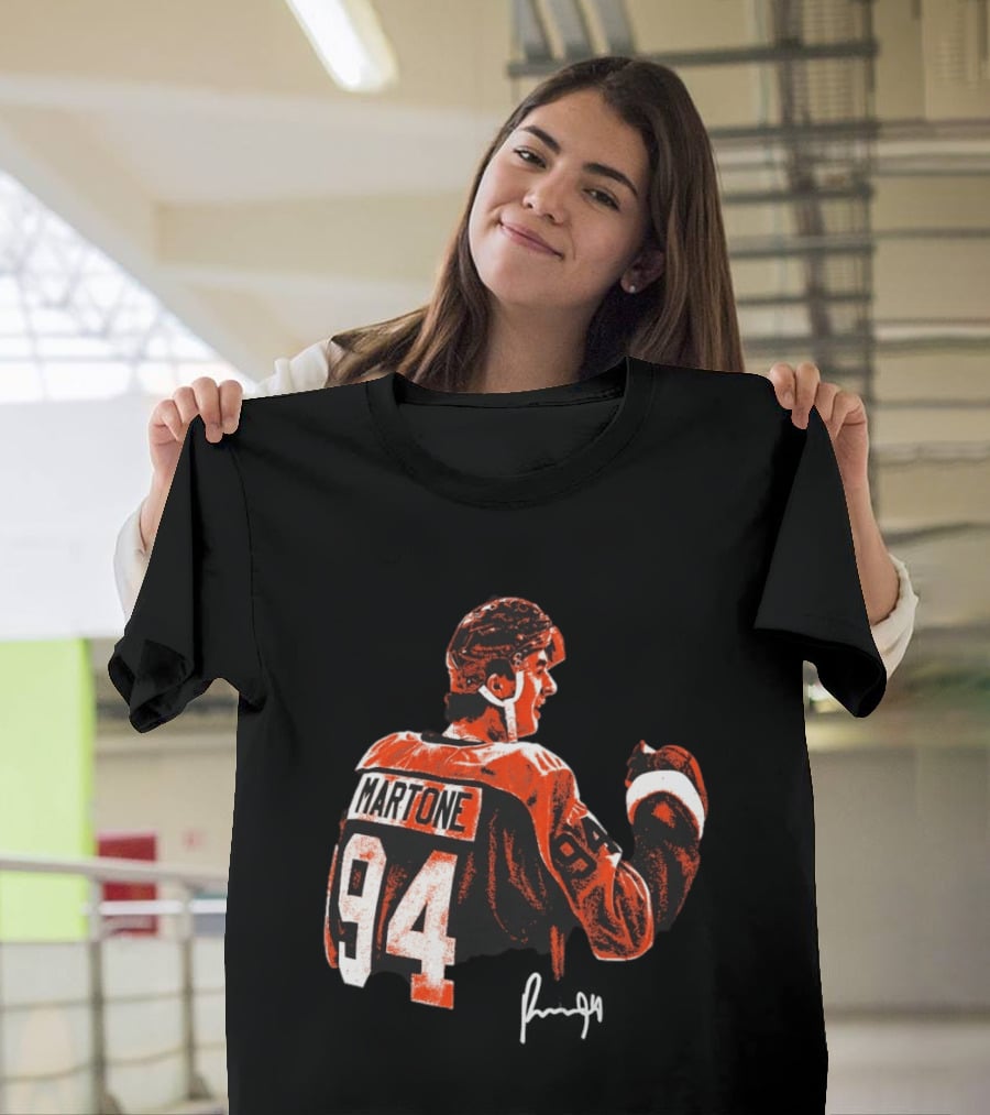 Porter Martone 94 Philadelphia Flyers Hockey NHL Player T-Shirt