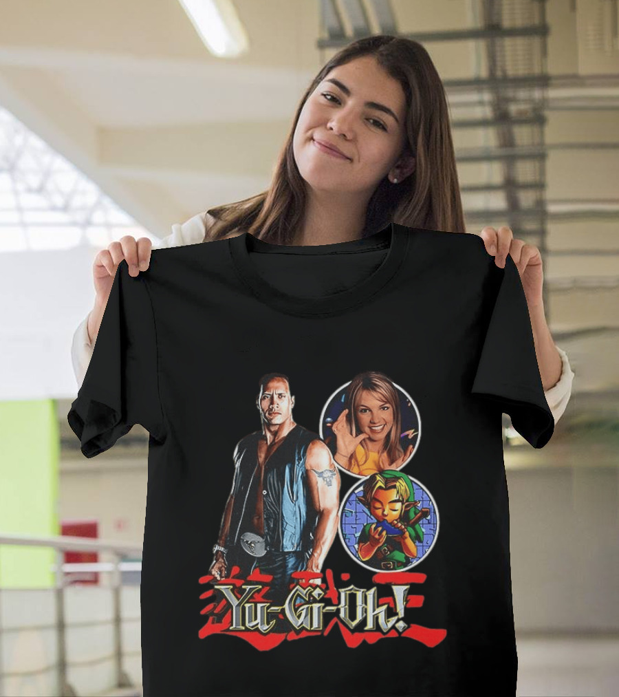 Dwayne Johnson Yu Gi Oh Legend Of Zelda Britney Spears T-Shirt