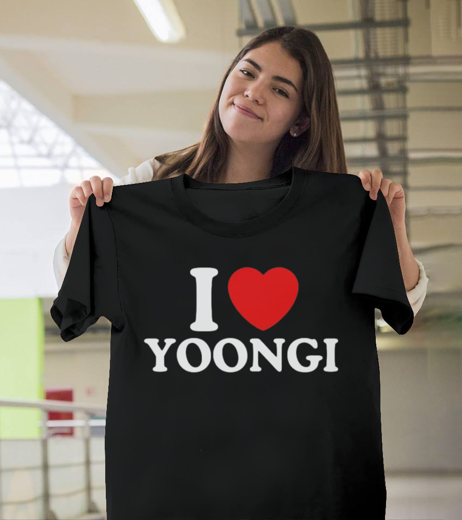 I Love Yoongi BTS Fan T-Shirt
