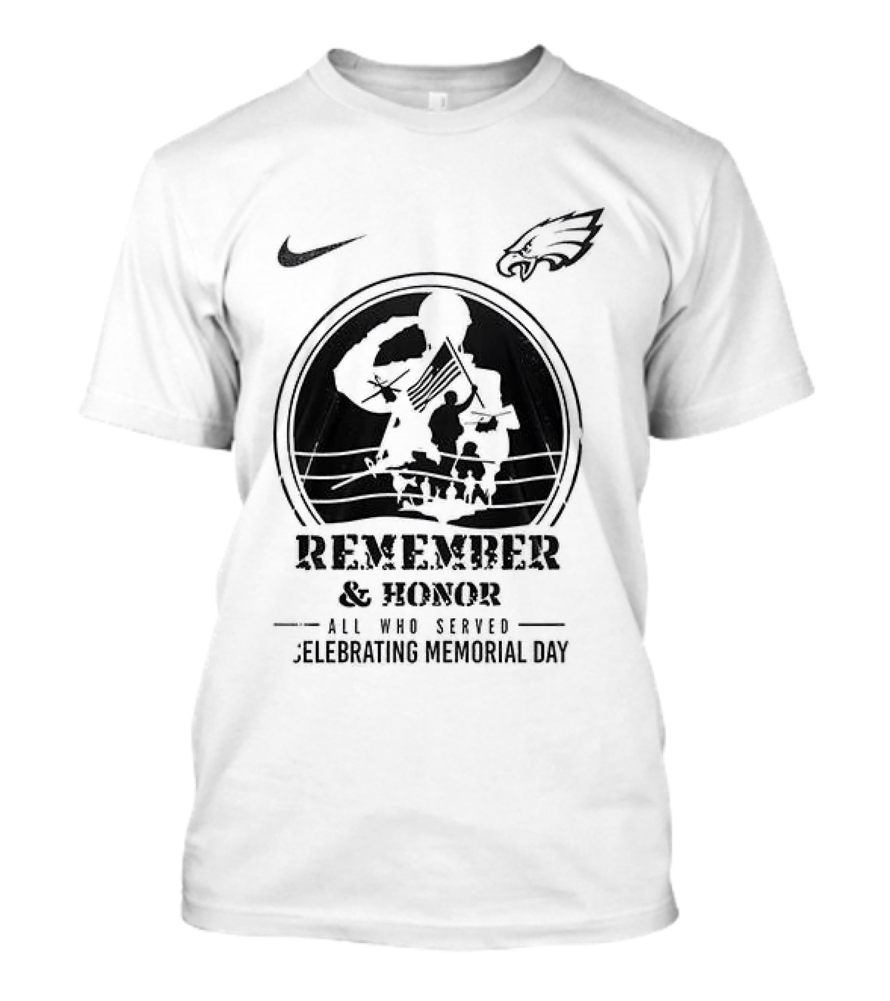 Nike Philadelphia Eagles Remember Honor We Owe Them All Celebrating Memorial Day T-Shirt
