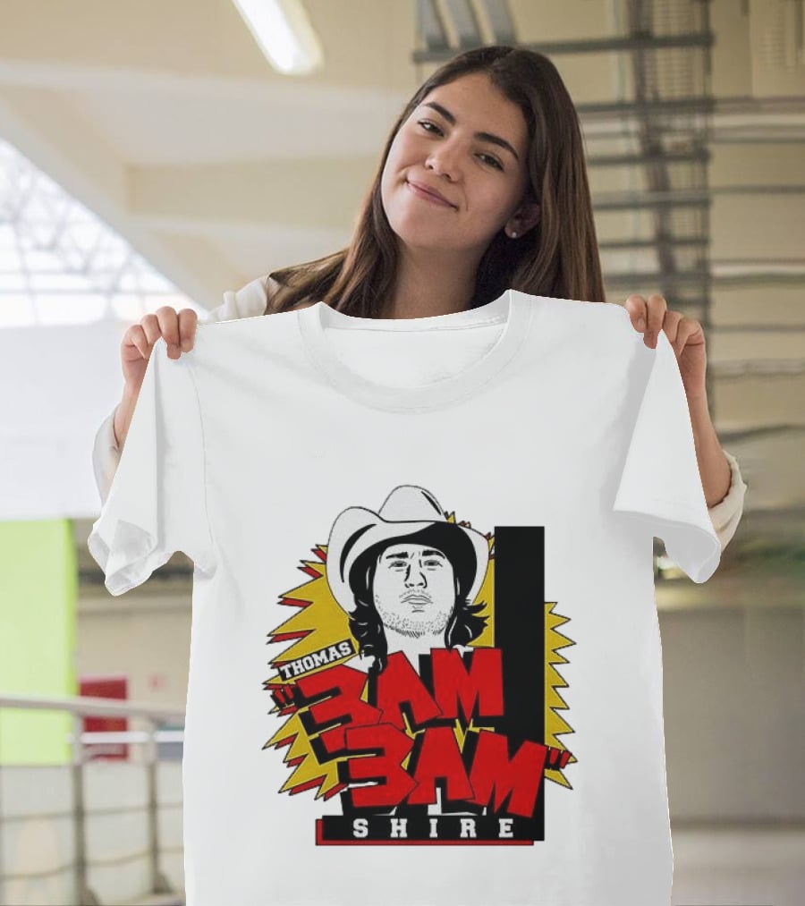Thomas Shire 3AM 3AM Cowboy Hat Portrait Burst T-Shirt