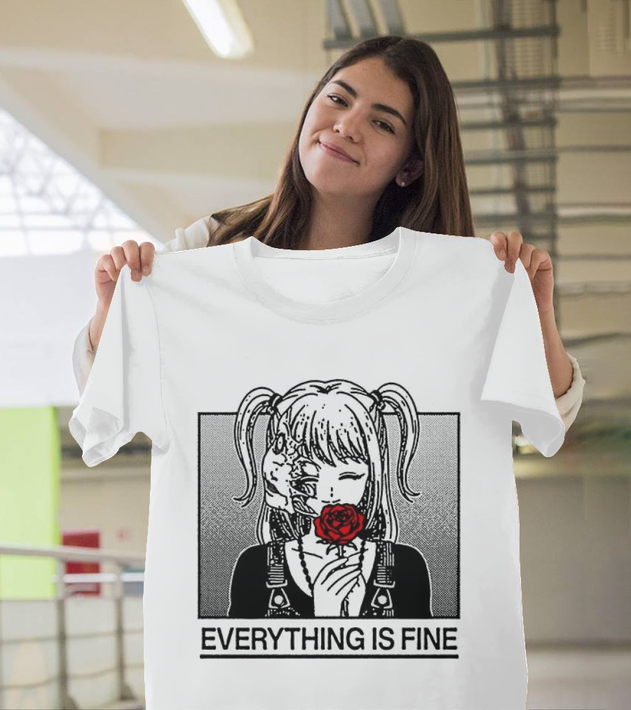 Tomie Kawakami Everything Is Fine Anime T-Shirt