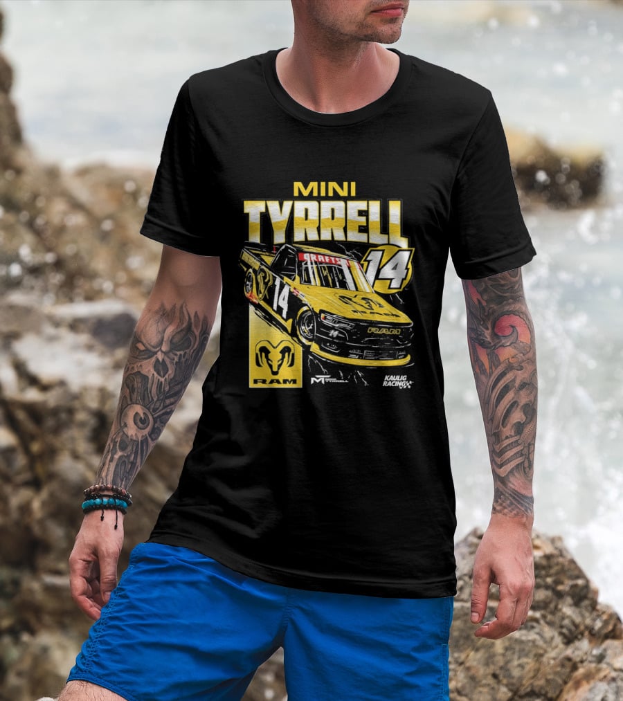 Mini Tyrell Kaulig Racing Ram NASCAR Craftsman 14 Car T-Shirt