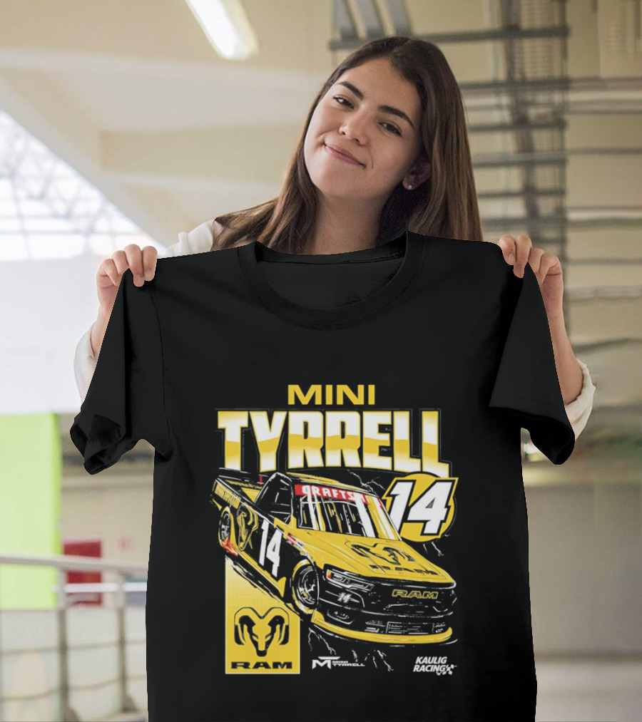 Mini Tyrell Kaulig Racing Ram NASCAR Craftsman 14 Car T-Shirt