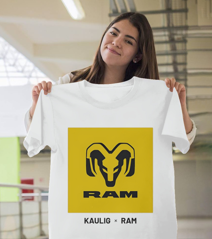 KAULIG X RAM Bold Yellow Icon Collaboration T-Shirt