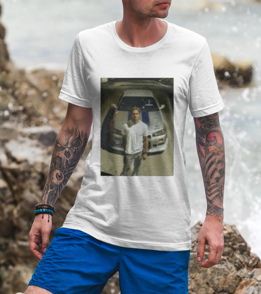 50th Birthday Archive 01 The Paul Walker Foundation Nissan Skyline R34 T-Shirt