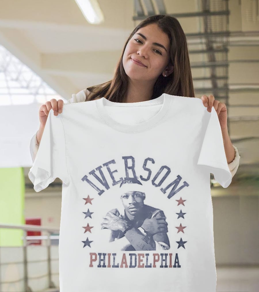 Iverson Philadelphia 76ers NBA Stars T-Shirt