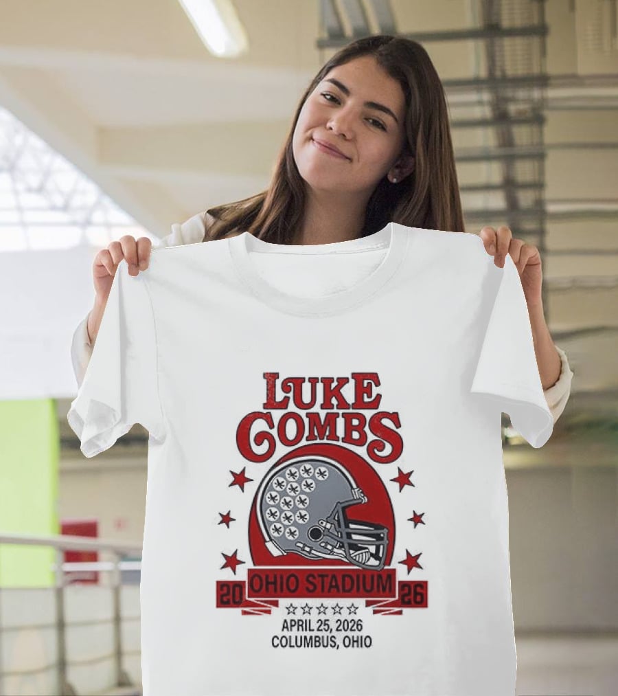 Luke Combs Ohio Stadium 2026 My Kinda Saturday Night Tour Buckeyes She Got The Best Of Me T-Shirt
