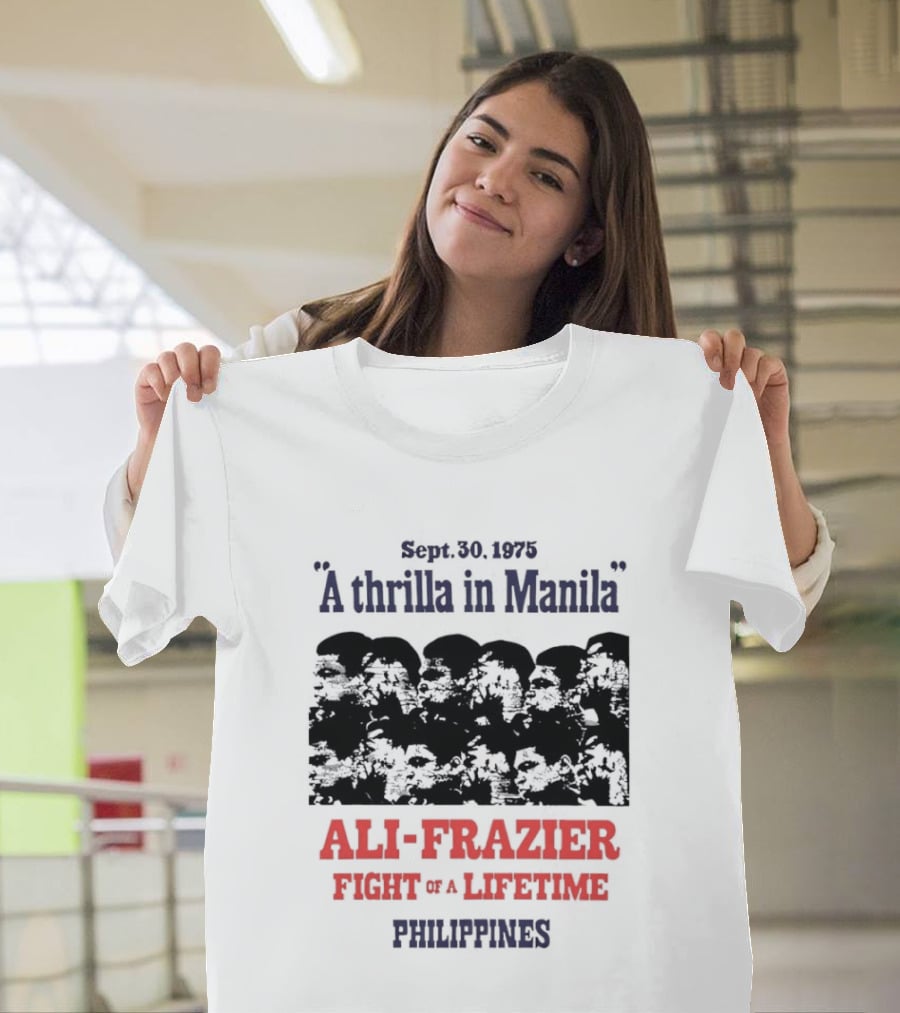 Rumble In The Jungle Ali Frazier Fight Of A Lifetime Philippines T-Shirt