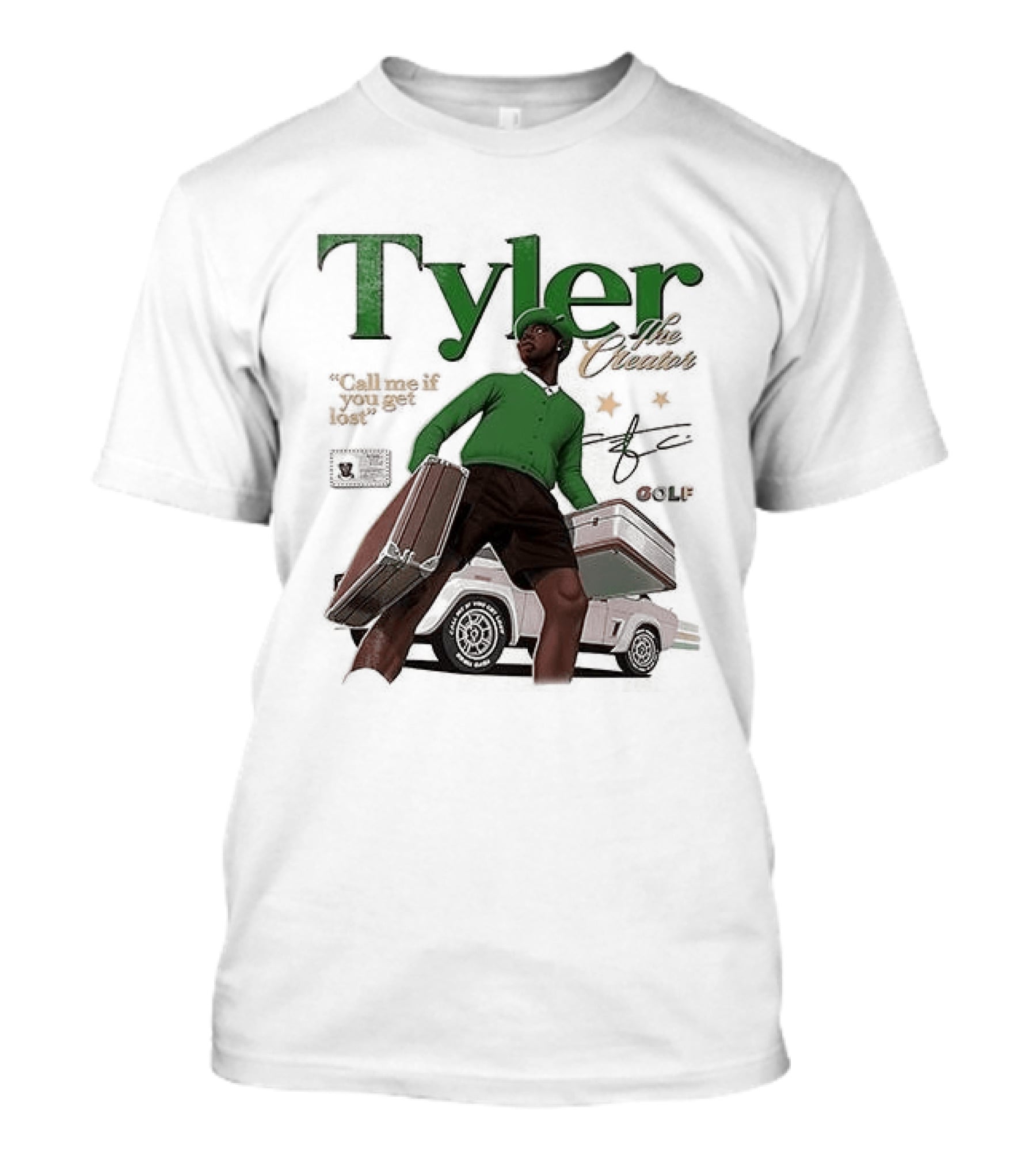Tyler The Creator Call Me If You Get Lost Vintage Aesthetic Golf Wang T-Shirt