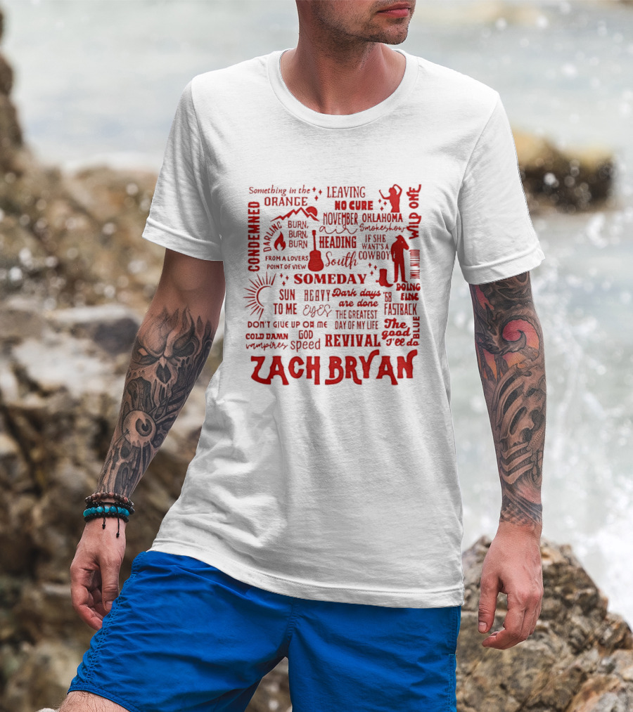 Zach Bryan Louisville Cardinals Heaven Tour 2026 Someday The Good I'll Do Revival Festive Cowboy Spirit T-Shirt