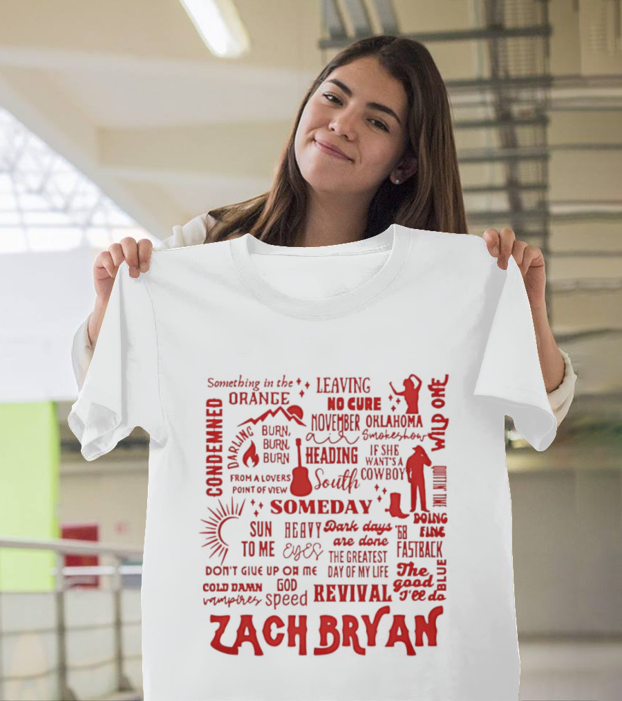 Zach Bryan Louisville Cardinals Heaven Tour 2026 Someday The Good I'll Do Revival Festive Cowboy Spirit T-Shirt