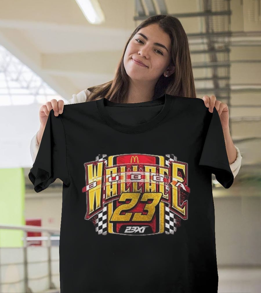 23XI Bubba Wallace McDonald's Racing 23 T-Shirt