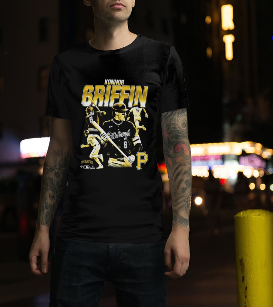 Pittsburgh Konnor Griffin 2026 Player Collage With Pirates T-Shirt