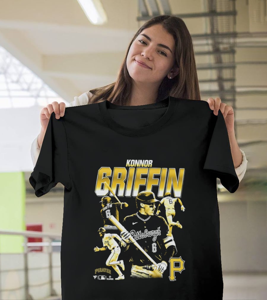 Pittsburgh Konnor Griffin 2026 Player Collage With Pirates T-Shirt