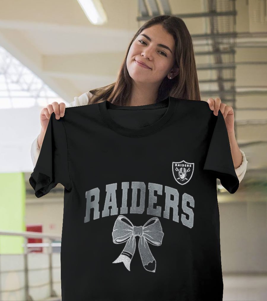 Las Vegas Raiders Retired Teacher Loves Her Ribbon T-Shirt