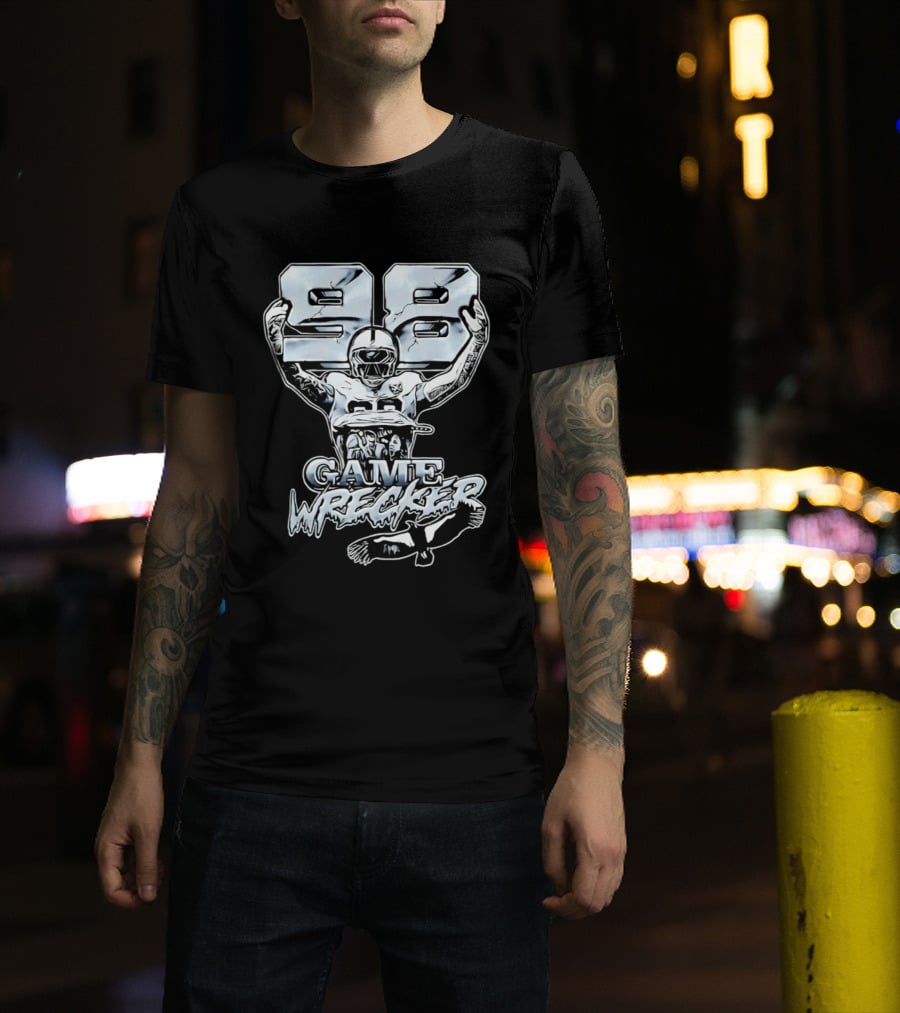 Maxx Crosby 98 Game Wrecker Las Vegas Raiders T-Shirt