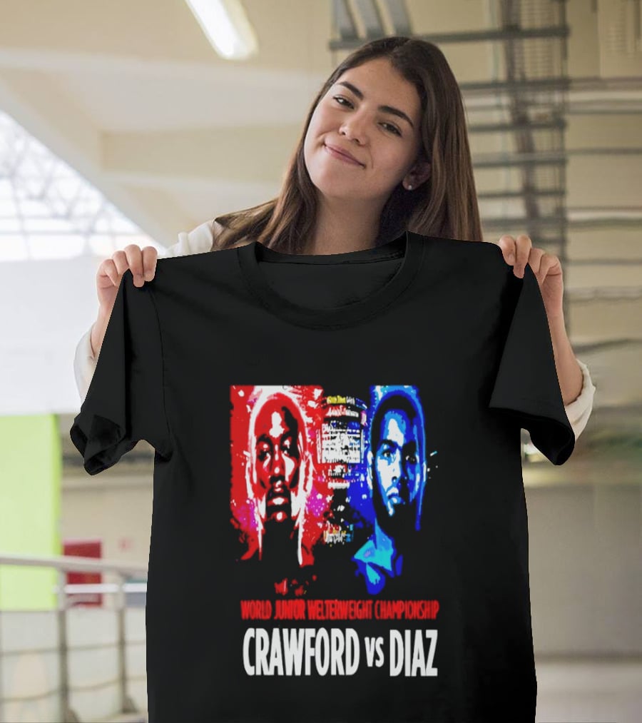 Crawford Vs Diaz World Junior Welterweight Championship Boxing T-Shirt